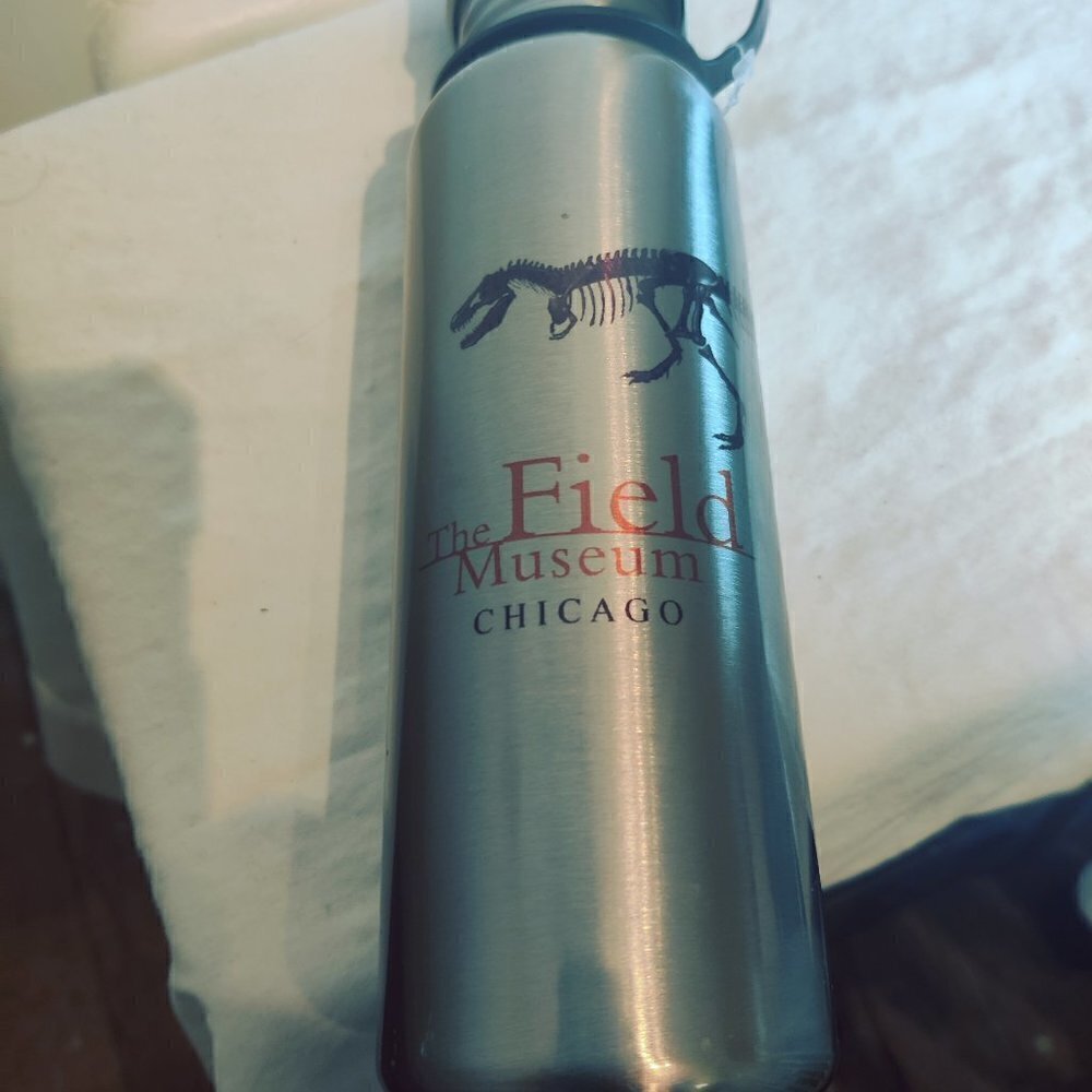 Waterbottle Stainless Steel, from 'The Field Museum of Chicago' Tyranosaurus Rex